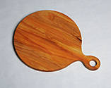 Дерев'яна яна тарілка, дерев'яна яний сервірувальний підніс, піднос ручної роботи, фото 2