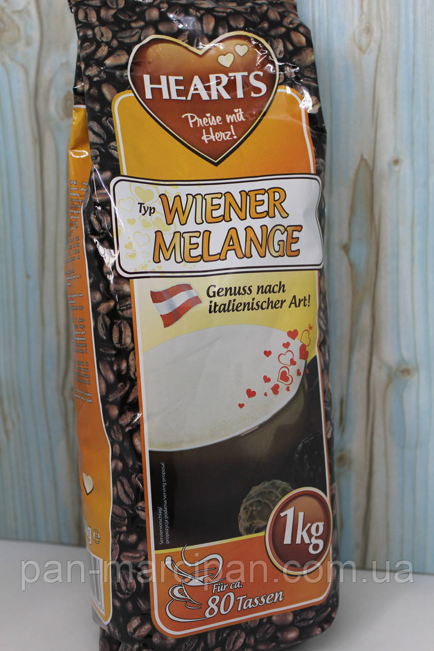 Капучино з карамельним смаком Hearts Wiener Melange 1 кг Німеччина, фото 1