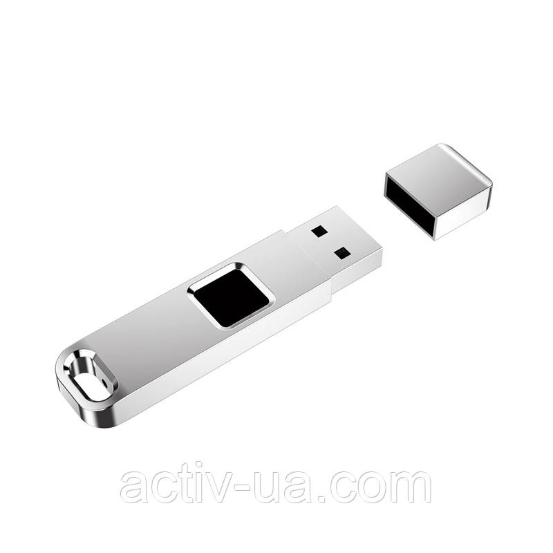 USB флэшка Ai162 на 64гб с биометрической защитой отпечатков пальцев, металлическая - фото 4 - id-p1214953113