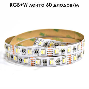 RGB + W стрічка 60 діодів/м