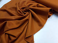 Ткань драп темно оранжевого цвета