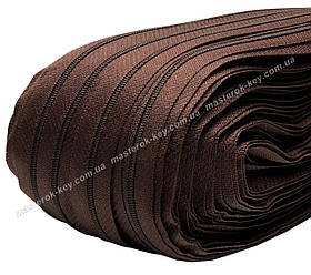 Блискавка спіральна метрова No3 Італія колір коричневий 570