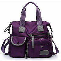 Модная тканевая женская сумочка с карманами ZA-1