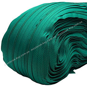 Блискавка спіральна метрова No3 Італія колір бірюзовий 629