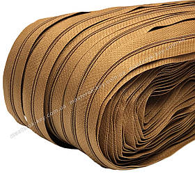 Блискавка спіральна метрова No3 Італія колір темно-рудий 706