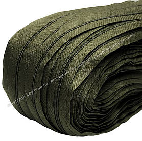 Блискавка спіральна метрова No3 Італія колір хакі 746