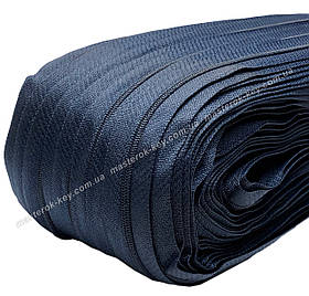 Блискавка спіральна метрова No3 Італія колір темно-синій 786