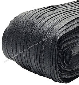 Блискавка спіральна метрова No3 Італія колір чорний 580