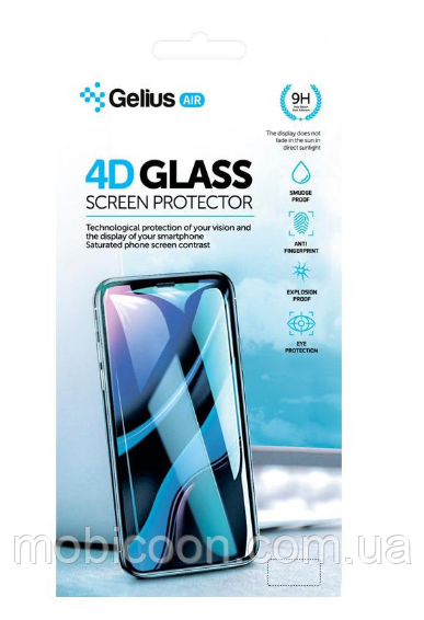Захисне скло Gelius Pro 4D для Samsung Galaxy A21 A215 (самсунг галаксі а21)