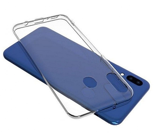 Чохол силіконовий для Samsung Galaxy A21 A215 ультратонкий прозорий (самсунг галаксі а21)