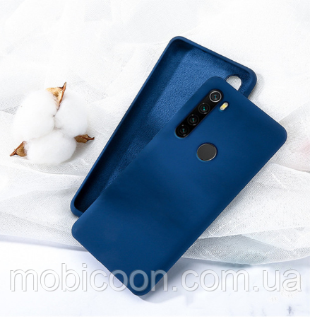 Чохол Silicon Casе Full для Samsung Galaxy A21 A215 синій (самсунг галаксі а21)