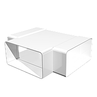 Тройник Эра для плоских каналов 55 х 110 мм (60-438)