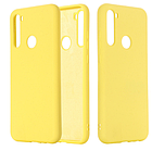 Чохол Silicon Casе Full для Samsung Galaxy A21 A215 жовтий (самсунг галаксі а21), фото 3