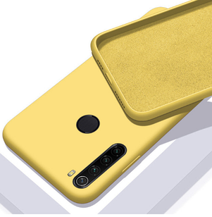 Чохол Silicon Casе Full для Samsung Galaxy A21 A215 жовтий (самсунг галаксі а21)