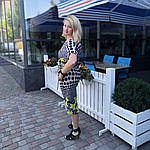 Плаття літнє жіноче трикотажне жовте міді по коліна з кишенями Пл 191-2., фото 4