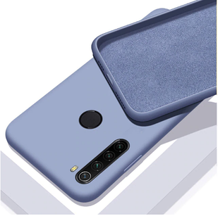 Чохол Silicon Casе Full для Samsung Galaxy A21 A215 бузок (самсунг галаксі а21)