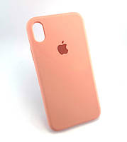 Чехол на iPhone XR накладка бампер противоударный Original Soft Touch розовый