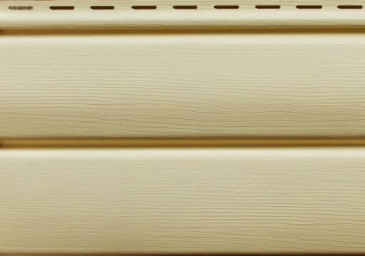 Сайдинг Ю-пласт вініловий Блок-Хаус панель 3,4х0,23. Блокхаус під зруб. Кремовий, фото 1