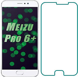Захисне скло Meizu PRO 6 Plus (Прозоре 2.5 D 9H) (Мейзу Про 6 Плюс)