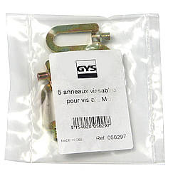 5 гвинтових кілець для гвинтів з алюмінію М4 GYS 050297