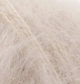 Нитки пряжа для в'язання мохеровая MOHAIR CLASSIK ALIZE мохер классик Алізе № 67 - молочно бежевий