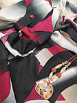 Плаття жіноче літнє штапель Бохо батал чорне бордове Пл 187 штапель 54,56,58, фото 4