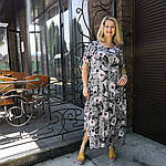 Плаття жіноче літнє тонке суперсофт Бохо батал Пл 187 софт, фото 3