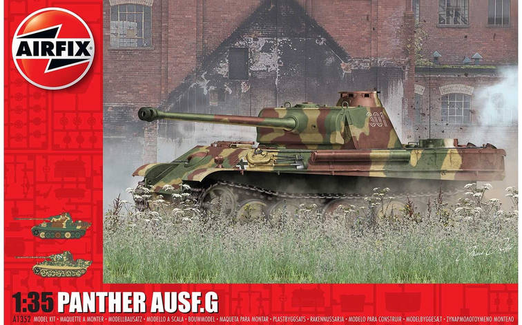 Panther G. Збірна модель німецького танка в масштабі 1/35. AIRFIX A1352, фото 1
