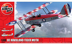 De Havilland DH82a Tiger Moth. Збірна модель біплана в масштабі 1/48. AIRFIX  04104