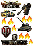 Вафельная картинка Танки | Съедобные картинки World of Tank | Танки картинки разные Формат А4