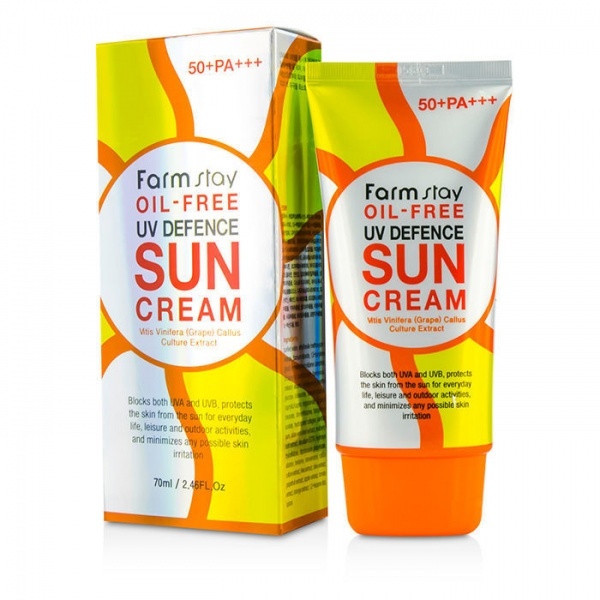 Farmstay Oil Free UV Defence Sun Cream SPF 50 Сонцезахисний крем, 70 мл