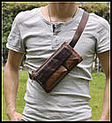 Чоловічий клатч — сумочка з натуральної шкіри, фото 5