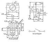 Кнопка 3*4 A01-12-005, фото 3