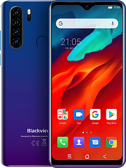 Blackview A80 Pro, 4/64 Гб, Четверная камера 13 Мп, 4680 mAh, 4G, Helio P25, Android 9, Дисплей 6.49"