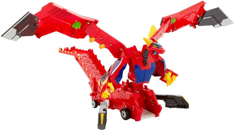 Мекард Дракон Драча Мега Машина-трансформер Mecard Mega Dracha Figure Mecardimal від Mattel оригінал США, фото 1