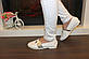 Сліпони жіночі білі Т1070, фото 4