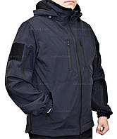 Куртка демісезонна Soft Shell ДСНС темно-синя