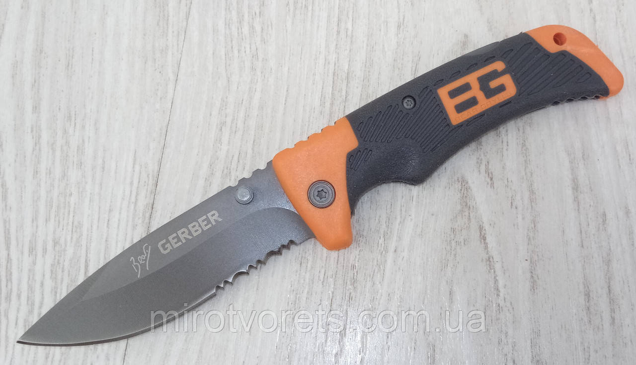 Ніж Gerber Bear Grylls SCOUT serreted, +paracord