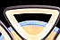 Стельова діодна люстра з пультом та підсвічуванням до 25 кв.м колір Білий 120 Ват Diasha 8118/6WH 3color, фото 7