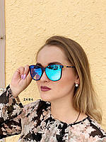 Голубые солнцезащитные очки gucci