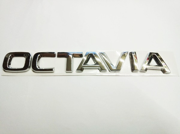 Шильдетик напис Octavia A7 на кришку багажника