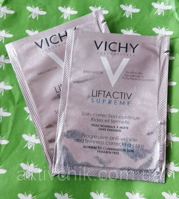 Крем Vichy Liftactiv Supreme для пружності, проти зморшок 1.5 ml, фото 1