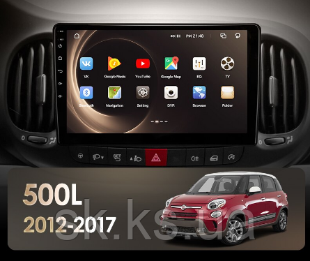 Junsun 4G Android магнітола для Fiat 500L 2012 - 2017