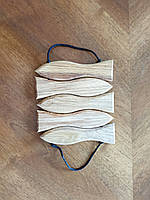 Дерев'яна підставка під гаряче двохсторонній.