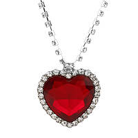 Кулон Серце Океану Титанік Titanic TТ 8.5 червоний.987