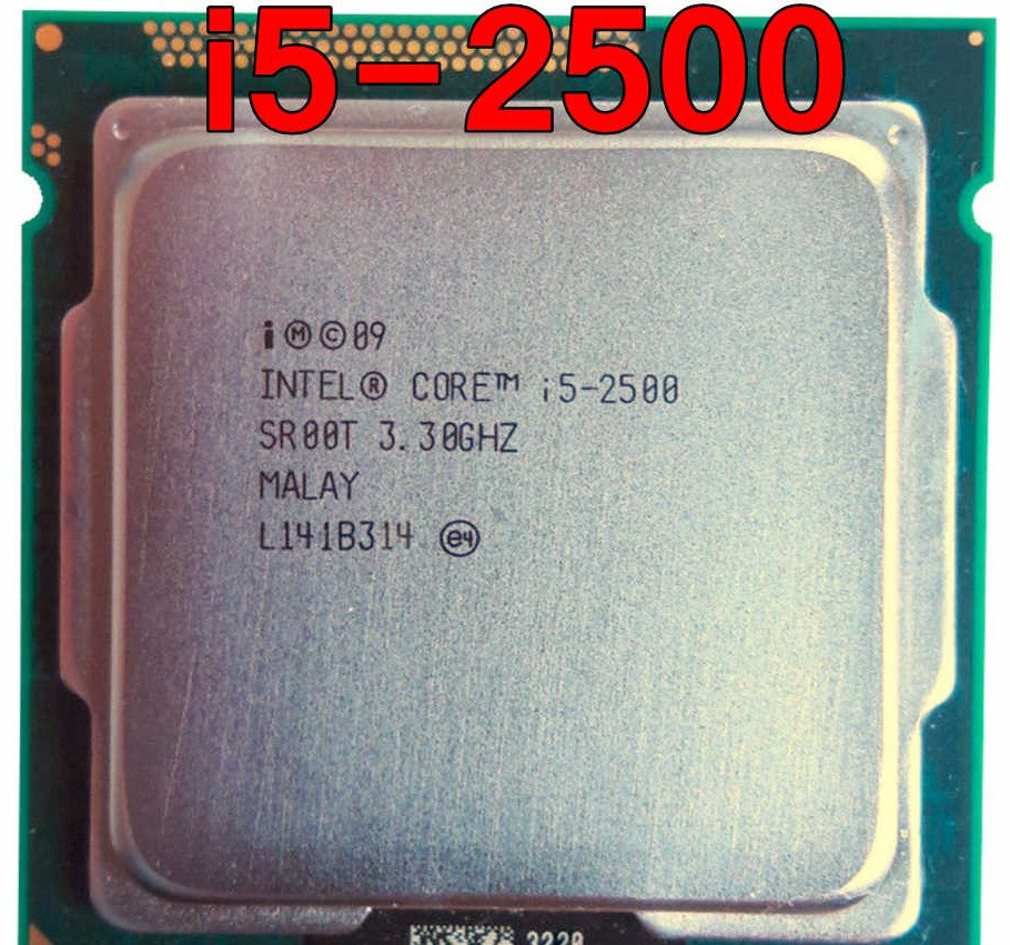 ПОТУЖНИЙ ПРОДУКТИВНИЙ 4ьох ЯДЕРНИК на S1155 INTEL Core i5-2500 ( 3,3 ГГц,Turbo BOOST до 3,7 GHz, LGA1155, 4 ЯДРА