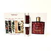Оригінальна чоловіча парфумована вода Versace Eros Flame 1ml пробник, цитрусовий деревний аромат, фото 3