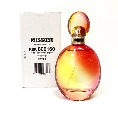 Туалетна вода для жінок MISSONI Eau de Toilette 100ml тестер оригінал, свіжий квітковий фруктовий аромат