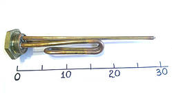 ТЕН для бойлера 1200w з різьбленням 1¼" та місцем під анод м6 Thermowatt (Італія)
