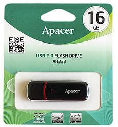 Накопичувач USB Apacer 16 GB AH333 black AP32GAH333B-1